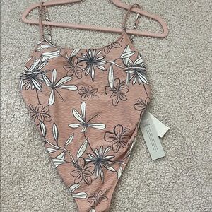 Roxy Floral Print Swimsuit NWT Sz L